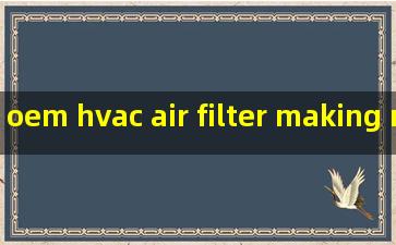 oem hvac air filter making machine